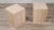 Tan Post-Modern Travertine Cube Side Tables For Sale - Image 8 of 10