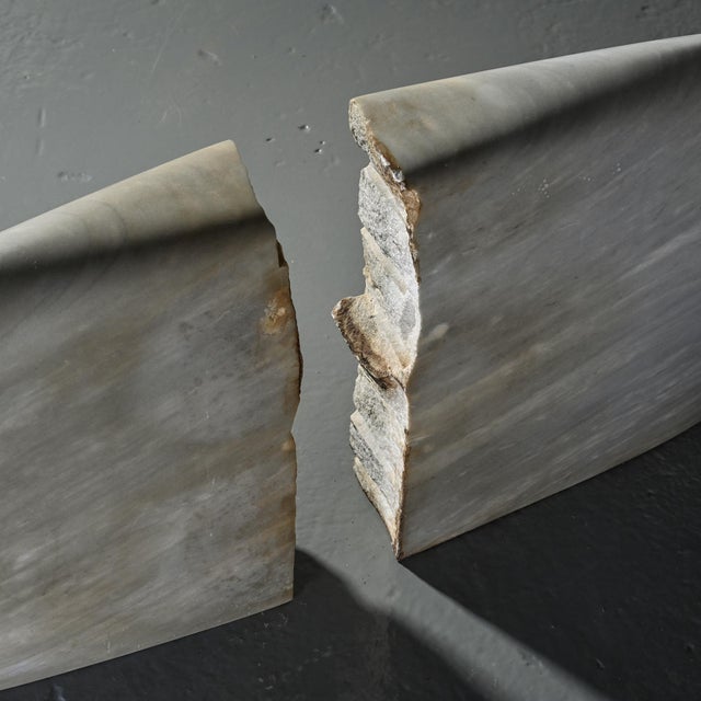 Robert Neuhauser, Two-Part Marble Sculpture, 1980s, Marble For Sale - Image 6 of 14