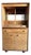 1980s Hickory Kaylyn "Gear" Mahogany & Birdseye Maple Bar Cabinet Storage Cabinet and Foot For Sale