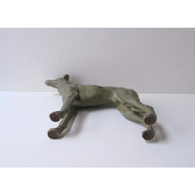 Dog Sculpture Decorative Object in Art Deco Style For Sale - Image 9 of 9