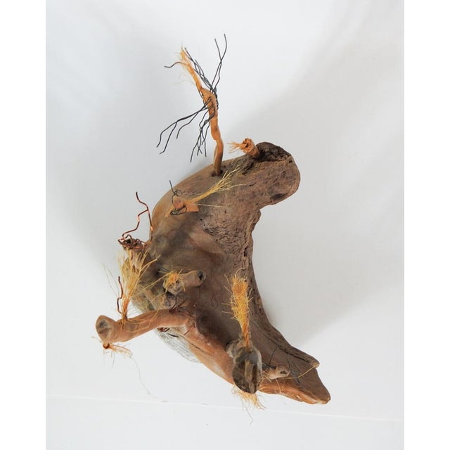 Contemporary Driftwood Abstract Figure Sculpture For Sale - Image 10 of 10