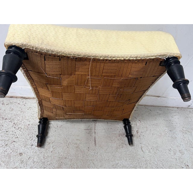 Napoleon III Ottoman Blackened Wood, 19th Century For Sale - Image 6 of 7