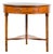 English 1860s Pine Center Table with Partitioned Drawer and Faux Bamboo Legs For Sale