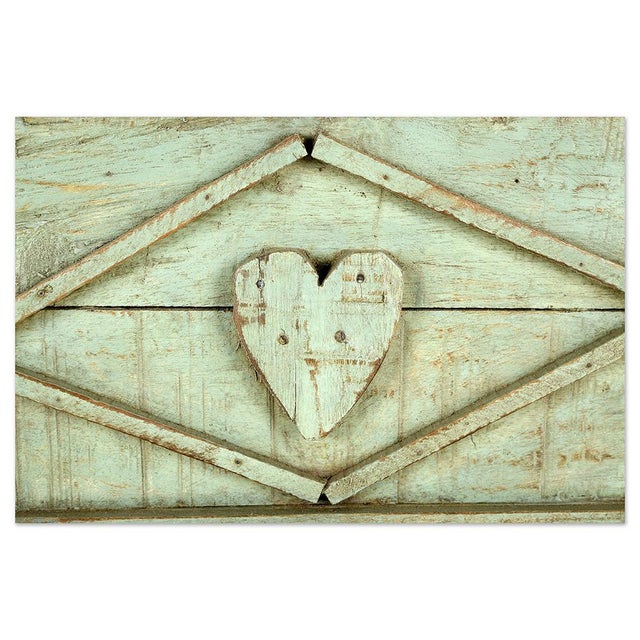 Wood Display Case with Green Patina For Sale - Image 5 of 7