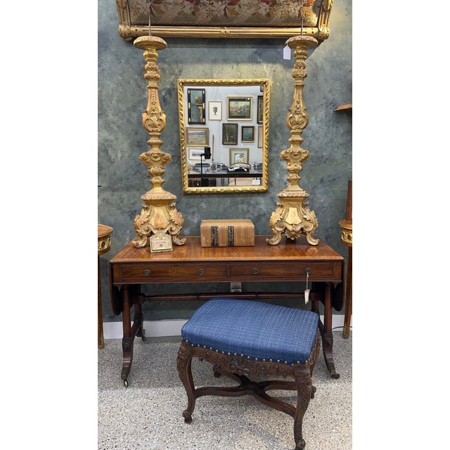 Burnt Umber 19th Century Console Table For Sale - Image 8 of 11