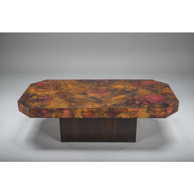 Vintage Copper Coffee Table by Bernhard Rohne, 1970s For Sale - Image 12 of 12