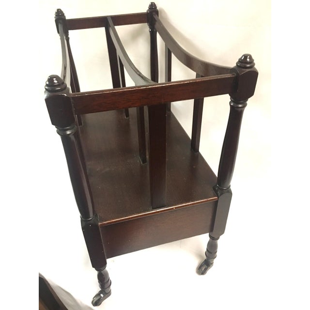 English English Mahogany Canterbury For Sale - Image 3 of 11