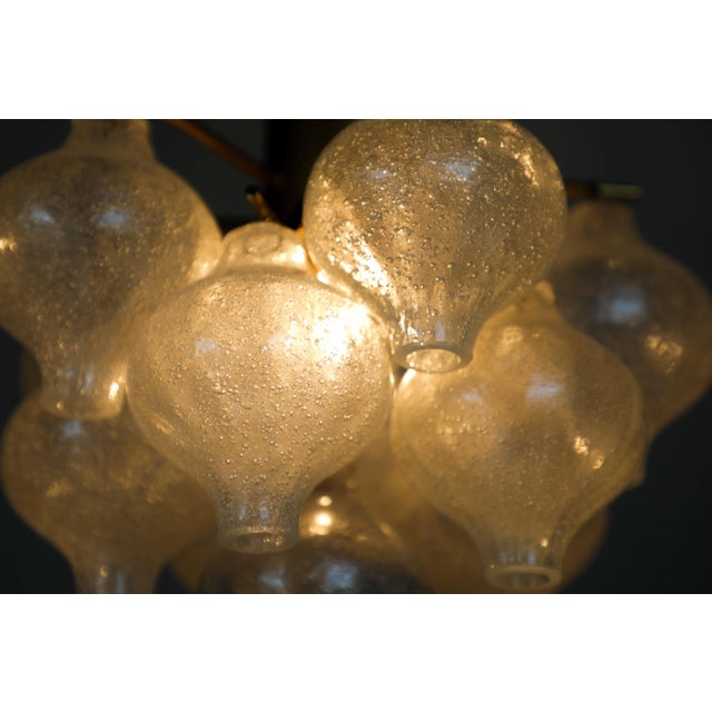 1970s Mid-Century Tulipan Glass Pendant Light from J. T. Kalmar, 1960s For Sale - Image 5 of 8