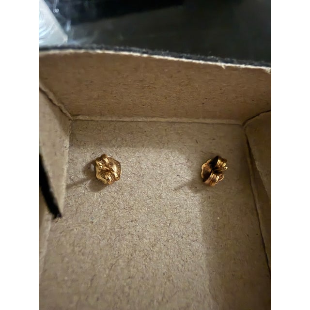 14K Gold Round Polished Red Coral Earrings Tested and marked 14 karat gold Polished genuine, red coral Comes with case...