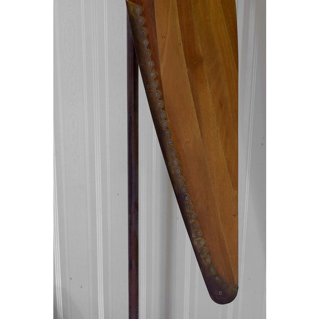 Wood Hydroplane Wooden Propeller from Caproni, Italy, 1930s For Sale - Image 7 of 10
