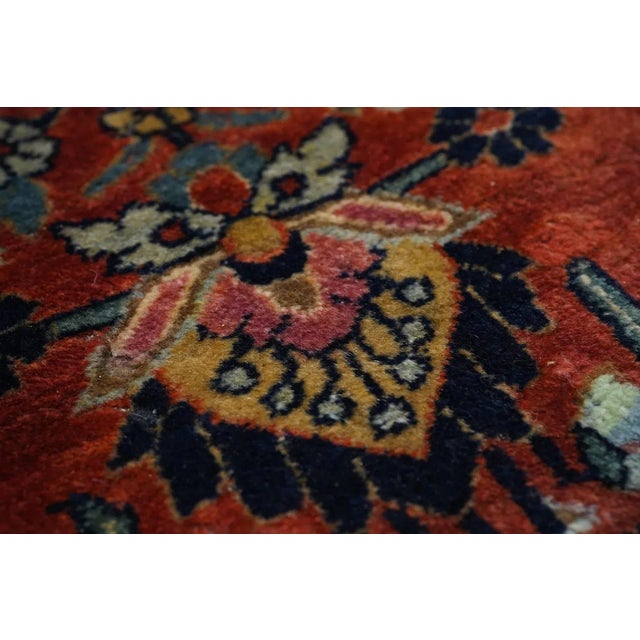 Antique Sarouk Rug 1'9'' x 2'6'' For Sale - Image 11 of 12