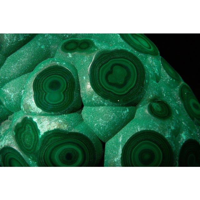 Gemstone Malachite Specimen, 9" For Sale - Image 7 of 9