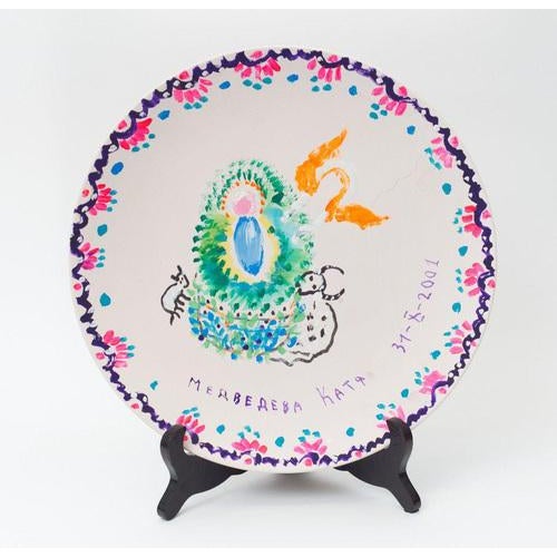 Exhibited in moscow, published in the catalog in 2001. D=28cm porcelain dimitri belukine (1962)rn• dnaleksejs (1963)rn•...