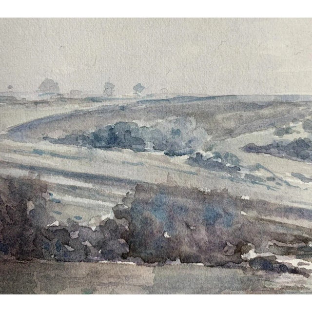 Agnieszka Staak-Janczarska, Winter Landscape, Watercolour, 2017 For Sale - Image 3 of 6