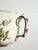 Ceramic Antique Armorial Pearlware Porcelain Teacup Demitasse, Hand Painted Flowers & Crest For Sale - Image 7 of 12