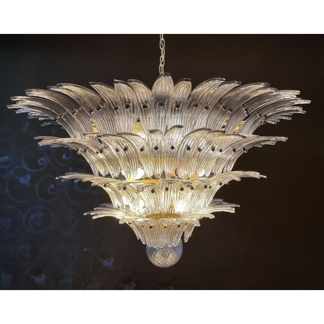 Palmette Ceiling Light with Smoked Glasses, 1990s For Sale - Image 18 of 18