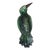 Terracotta Majolica Bird Woodpecker Bavent Normandy For Sale