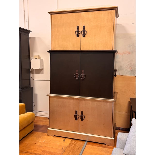 Contemporary Dunkirk & Associates Menage W624 Three-Piece Valise Armoire, Vintage For Sale - Image 3 of 12