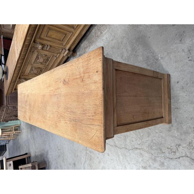 19th Century Solid Raw Oak Sideboard For Sale - Image 9 of 12