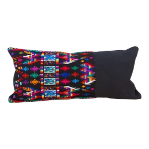 Vintage Mayan Brocade Xoc Pillow