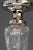 Vintage Nickel-Plated Ceiling Lamps with Cut Glass Shades, 1920, Set of 2 For Sale - Image 14 of 17