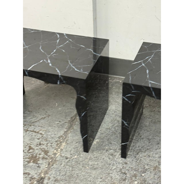 Made Goods Foster Benches/Side Tables, Pair For Sale In San Francisco - Image 6 of 12