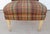 Cocktail Side Chair Mid Century Modern Plaid For Sale - Image 10 of 13