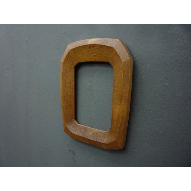Solid anthroposophical picture frame from the 1940s. Handcrafted from oak wood. Very good and authentic original condition...
