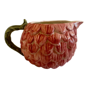 Fitz & Floyd Oci Red Zinna Flower Water Pitcher