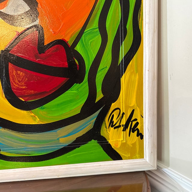 Abstract 1970 Peter Keil Abstract Original Paintings Framed For Sale - Image 3 of 10