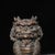 Bronze Late 19th Century Gilt Bronze Qilin Statue, Mythical Beast Figurine, 1.22kg For Sale - Image 8 of 9