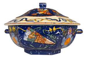 Marqueterie Soup Toureen from Hermès, 1990s