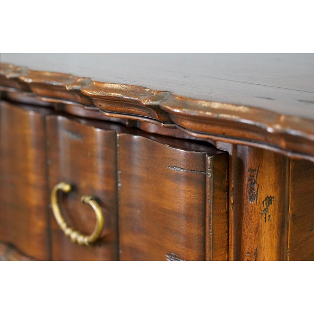 Wood Alfonso Marina Spanish Colonial Mahogany Console With Carved Claw Feet 20th Century For Sale - Image 7 of 12