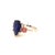 Natural Sapphire Diamond Ring 7 14k W Gold 6.16 TCW Certified For Sale In New York - Image 6 of 12