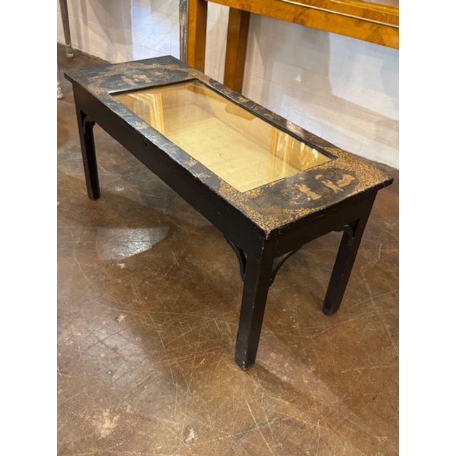 Traditional Antique Italian Chinoiserie Low Table For Sale - Image 3 of 7