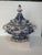 Royal Blue Mid 20th Century Royal Worcester Blue & White Floral Covered Tureen With Underplate For Sale - Image 8 of 11
