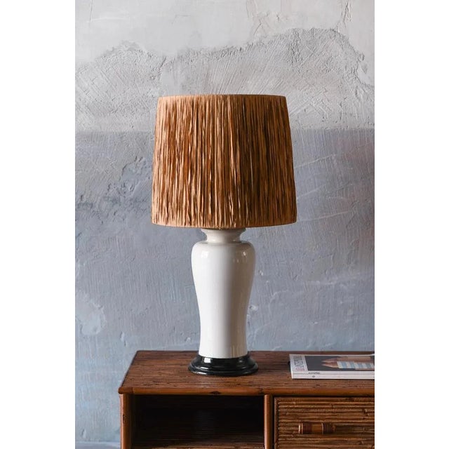 Table Lamp in Ceramic by Tommaso Barbi For Sale - Image 5 of 8