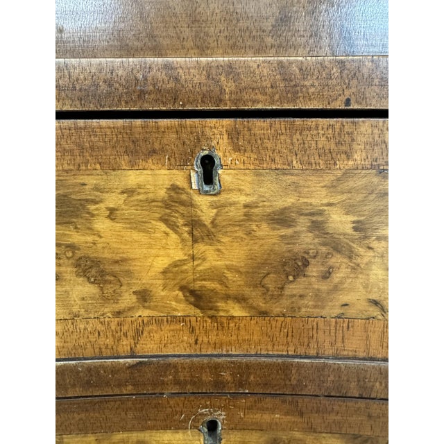Vintage Walnut Lockable Desk with Drawers, 1890s For Sale - Image 6 of 14
