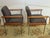 Dokka Mobler 1960s-70s Norwegian Pair of Teak & Steel Arm Chairs For Sale - Image 4 of 5