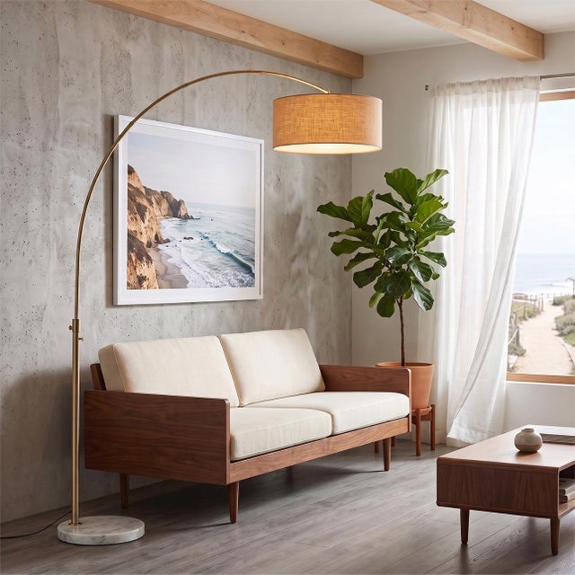 The lamp that makes a room feel finished - soft, glare-free light and a silhouette that floats above it all The Float Arc...