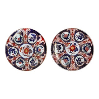 Pair of Exceptional Imari Chargers For Sale