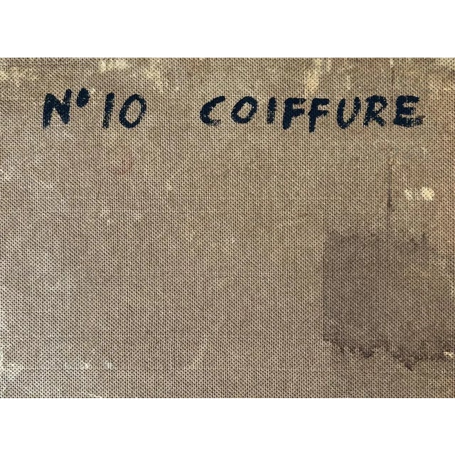 Xavier Albert Fiala, Coiffure, Oil on Wood, 1920s For Sale - Image 11 of 12