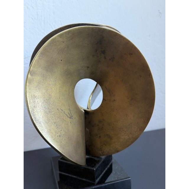 Brazilian Organic Modern Abstract Sculpture on Granite Base, 1980s For Sale - Image 13 of 13