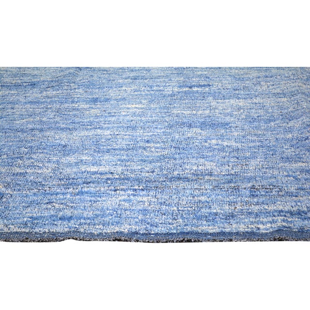 Moroccan Moroccan Hand Knotted Wool Rug, 9'6"x12' For Sale - Image 3 of 6