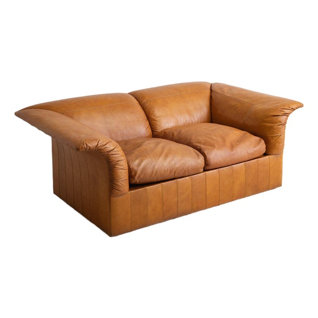Luigi Massoni for Poltrona Frau Leather Sofa For Sale
