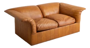 Luigi Massoni for Poltrona Frau Leather Sofa