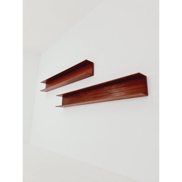 Long German Hanging Shelf by Wilheilm Renz for Walter Renz, 1960s For Sale - Image 16 of 18