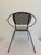 1950s 1950s Mid Century Iron Hoop Chair Gray | Kids Childs Chair For Sale - Image 5 of 6