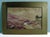 Early 20th century landscape watercolor on paper. Blooming pink heather and quite stream. Unsigned. Unframed, displayed...