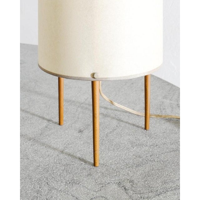 Wood Early Mid Century No9 Table Lamps by Isamu Noguchi for Knoll, USA, 1940s, Set of 2 For Sale - Image 7 of 8